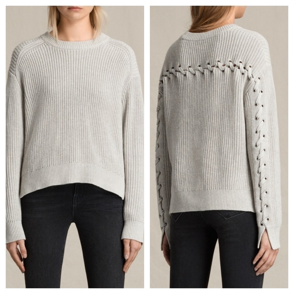 ALLSAINTS Aria Laced Short Jumper